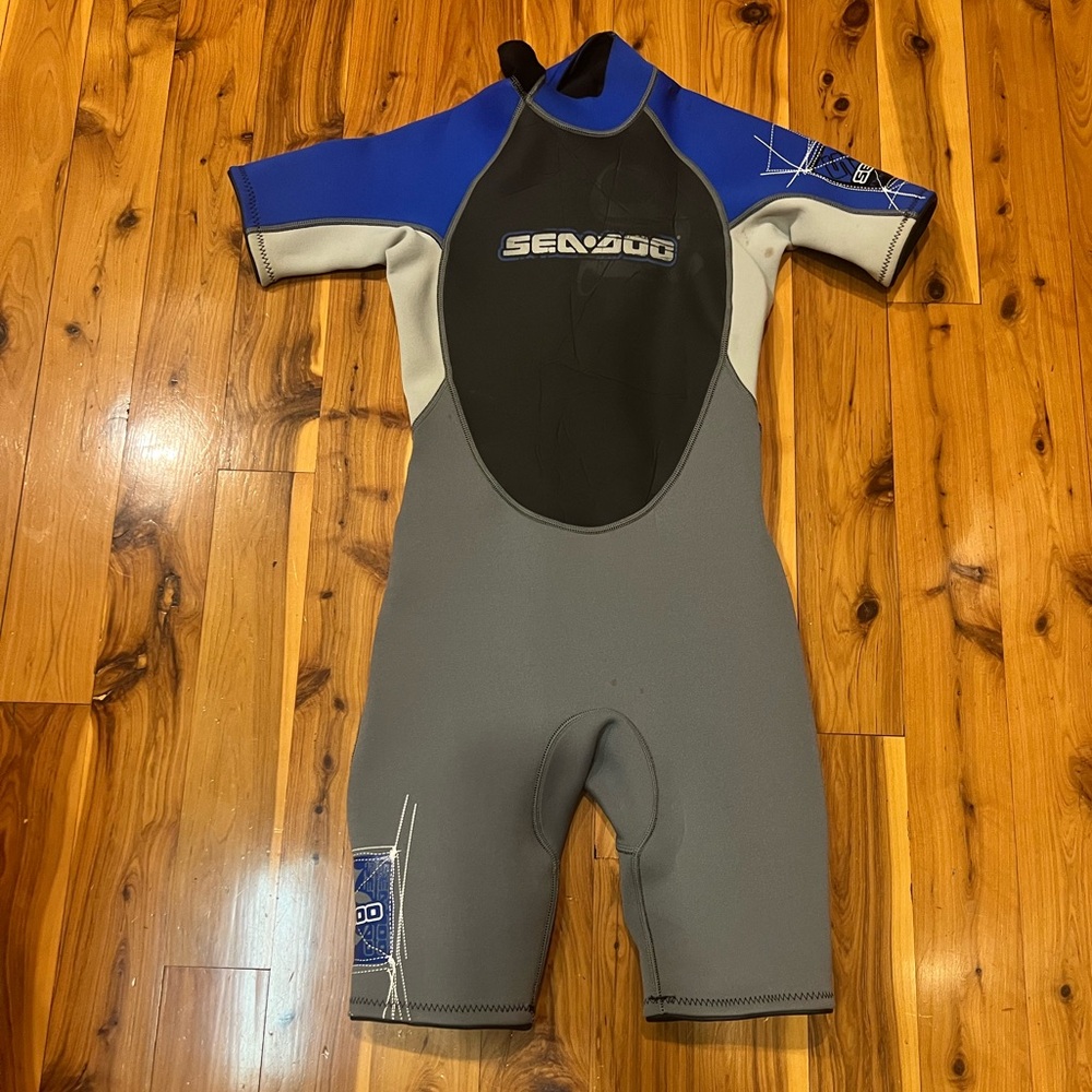 🌊SEA DOO BRP 4-way Flex Junior Shorty Wetsuit Size 12